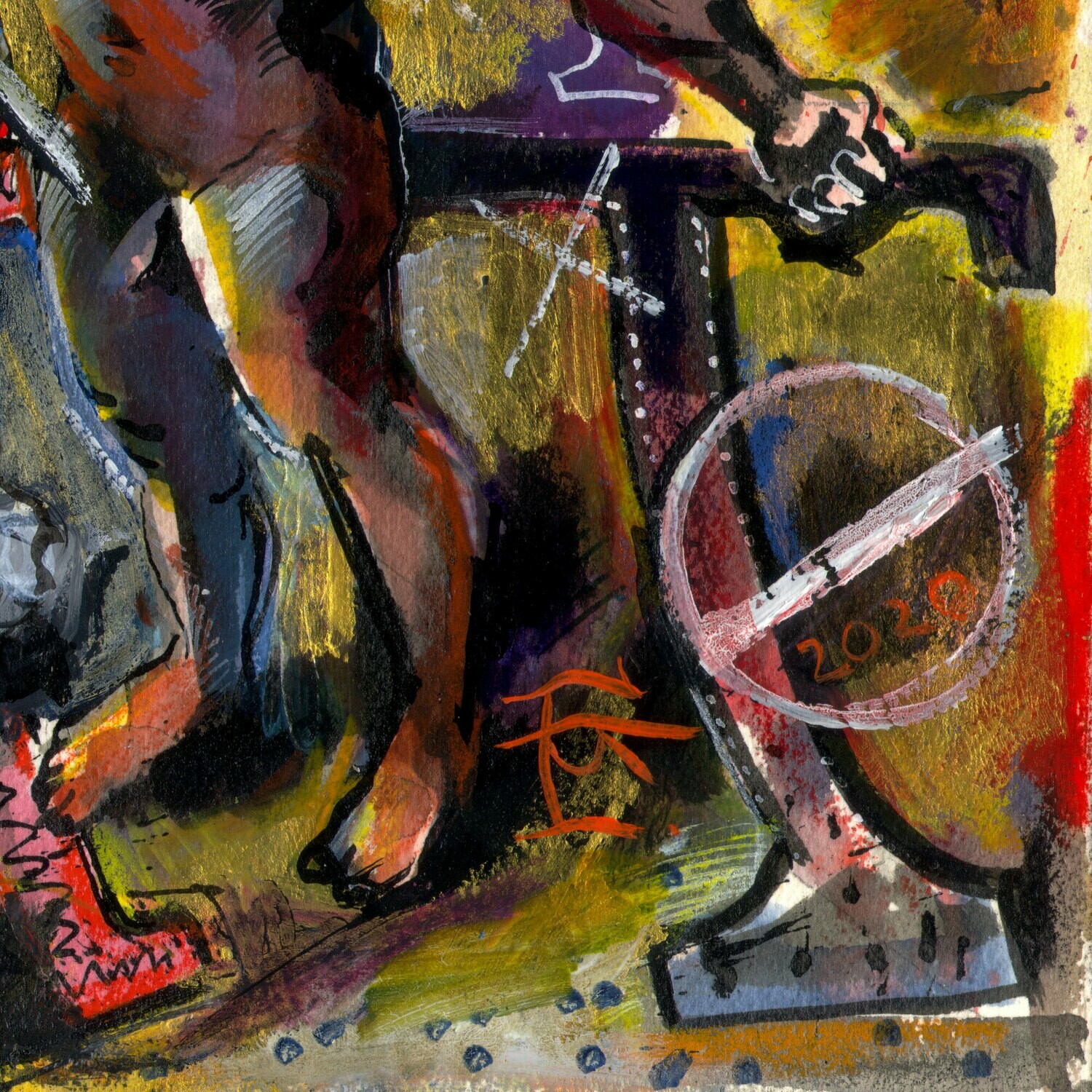 "06.10.2020: Fed Up, Had It" Original Work on Paper