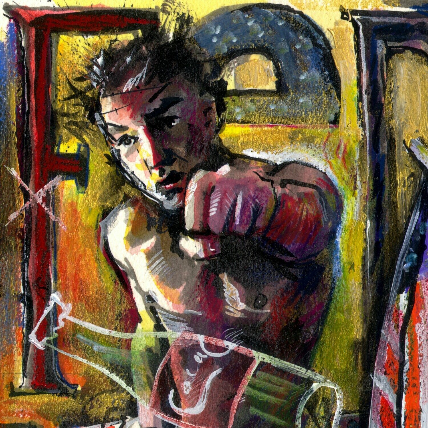 "06.10.2020: Fed Up, Had It" Original Work on Paper