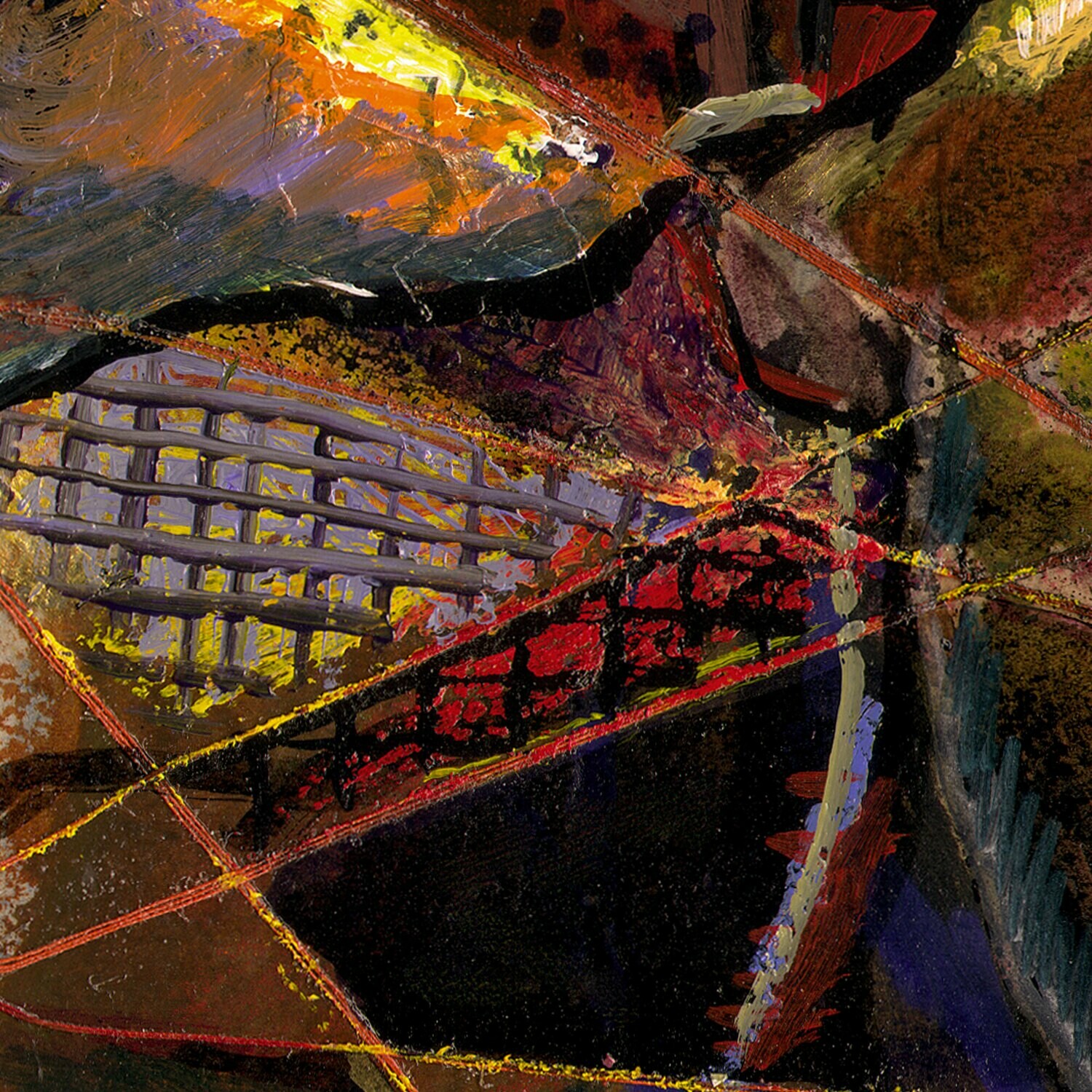 "Self-Portrait, Tied Up in Time" Original Work on Paper