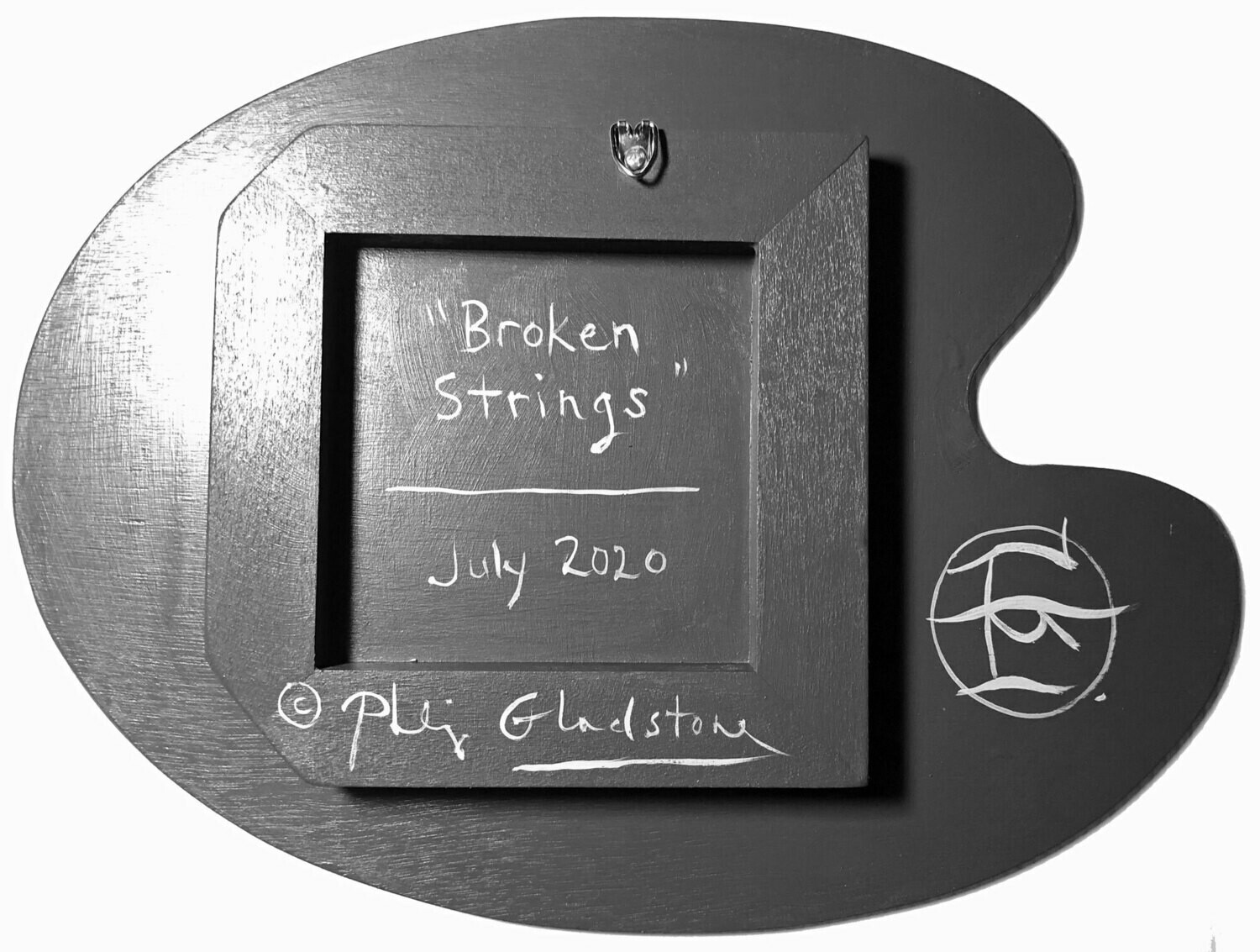 "Broken Strings" Original Painting on Palette