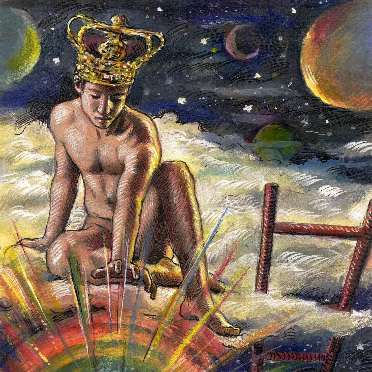 "The Peace Conjurer" Original Work on Paper