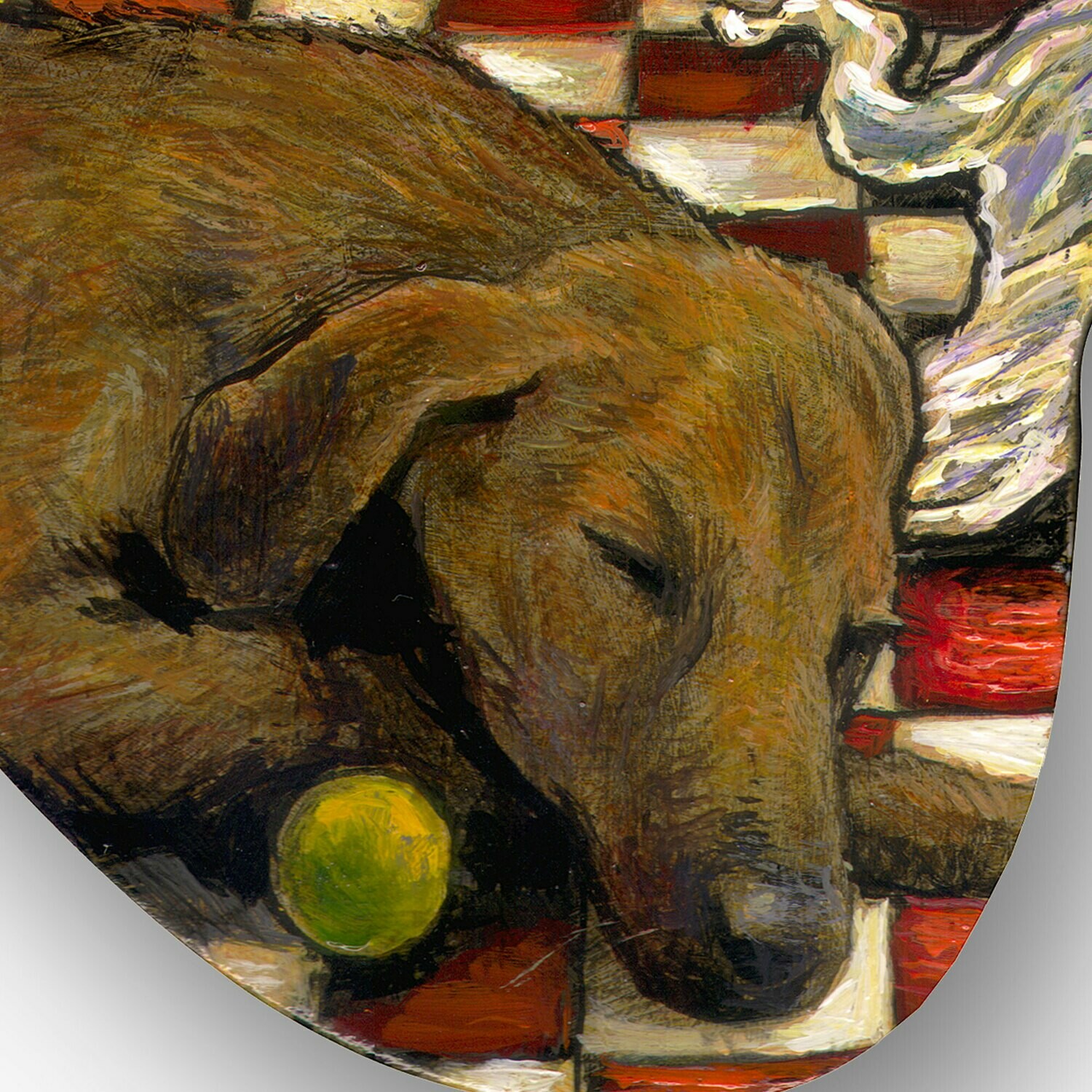 "Busted" Original Painting on Palette