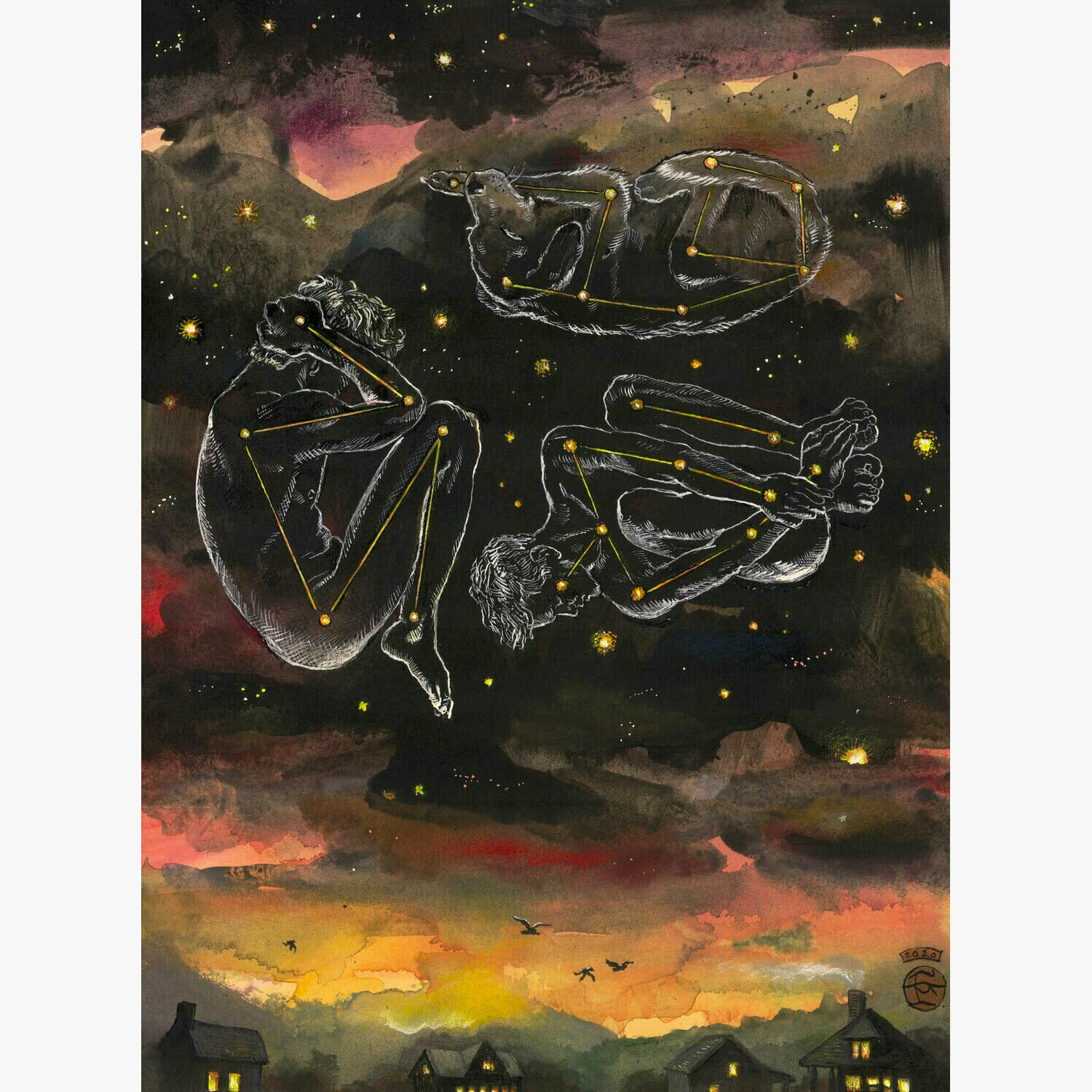 &quot;03.31.2020: Uncertainty&quot; Original Work on Paper