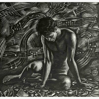 &quot;Broken&quot; Original Work on Paper