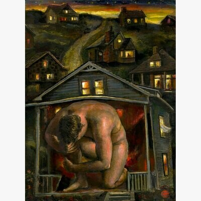 &quot;Isolation&quot; Original Painting on Panel