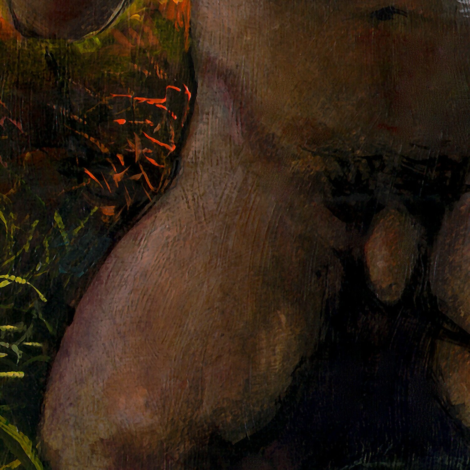 "Puzzled" Original Painting on Panel