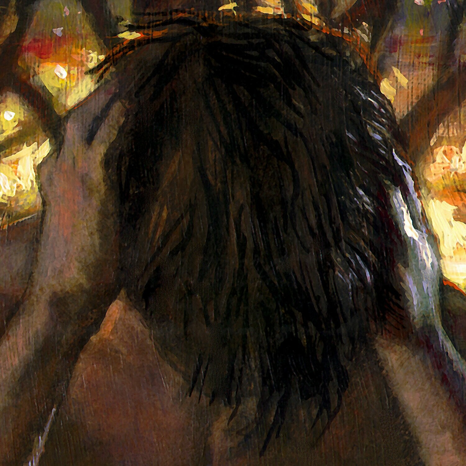 "Puzzled" Original Painting on Panel