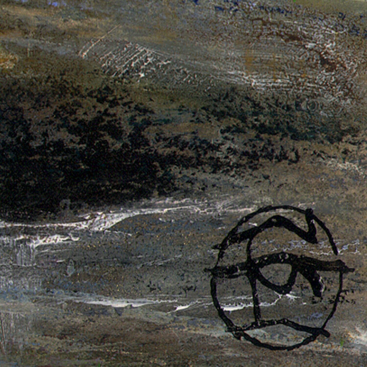 "Hideaway" Original Mixed-Media Painting on Paper