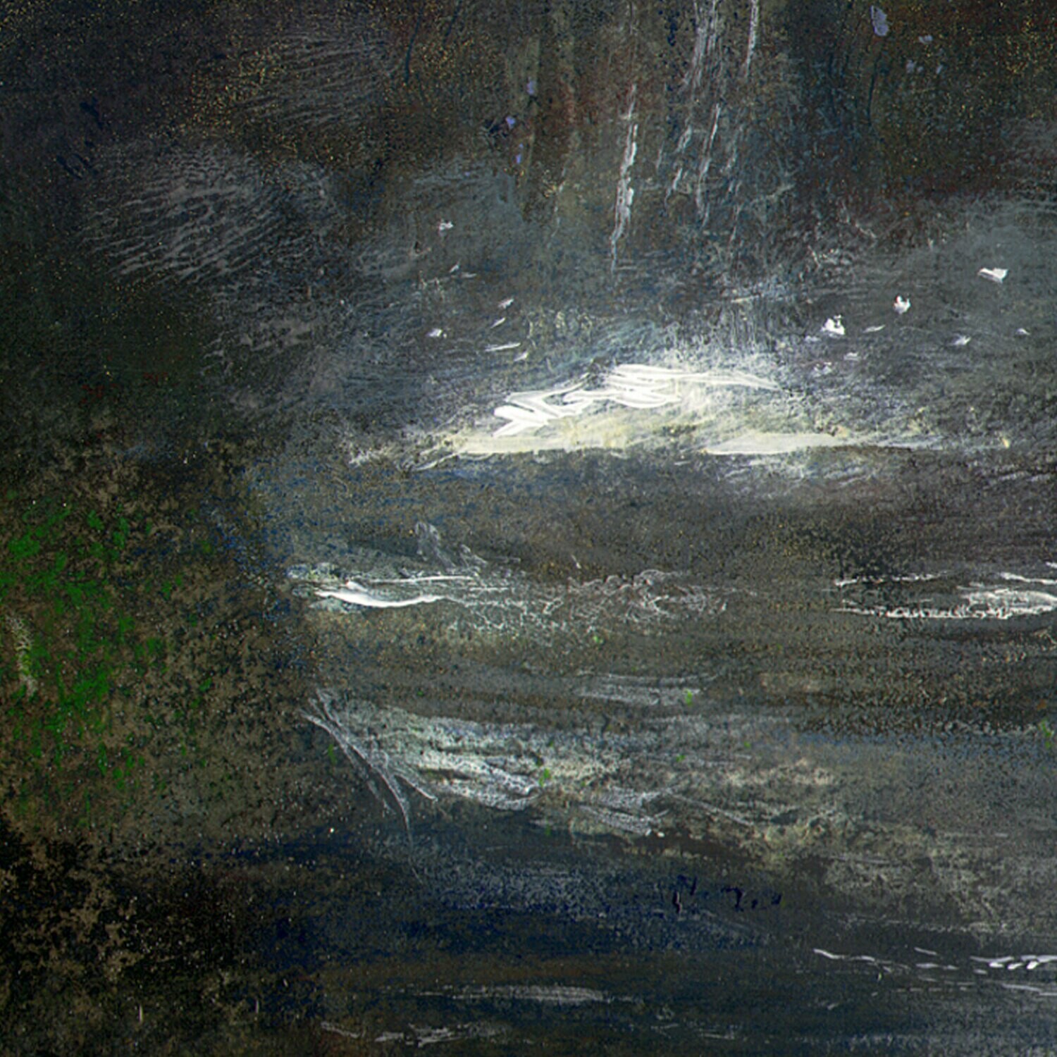 "Hideaway" Original Mixed-Media Painting on Paper