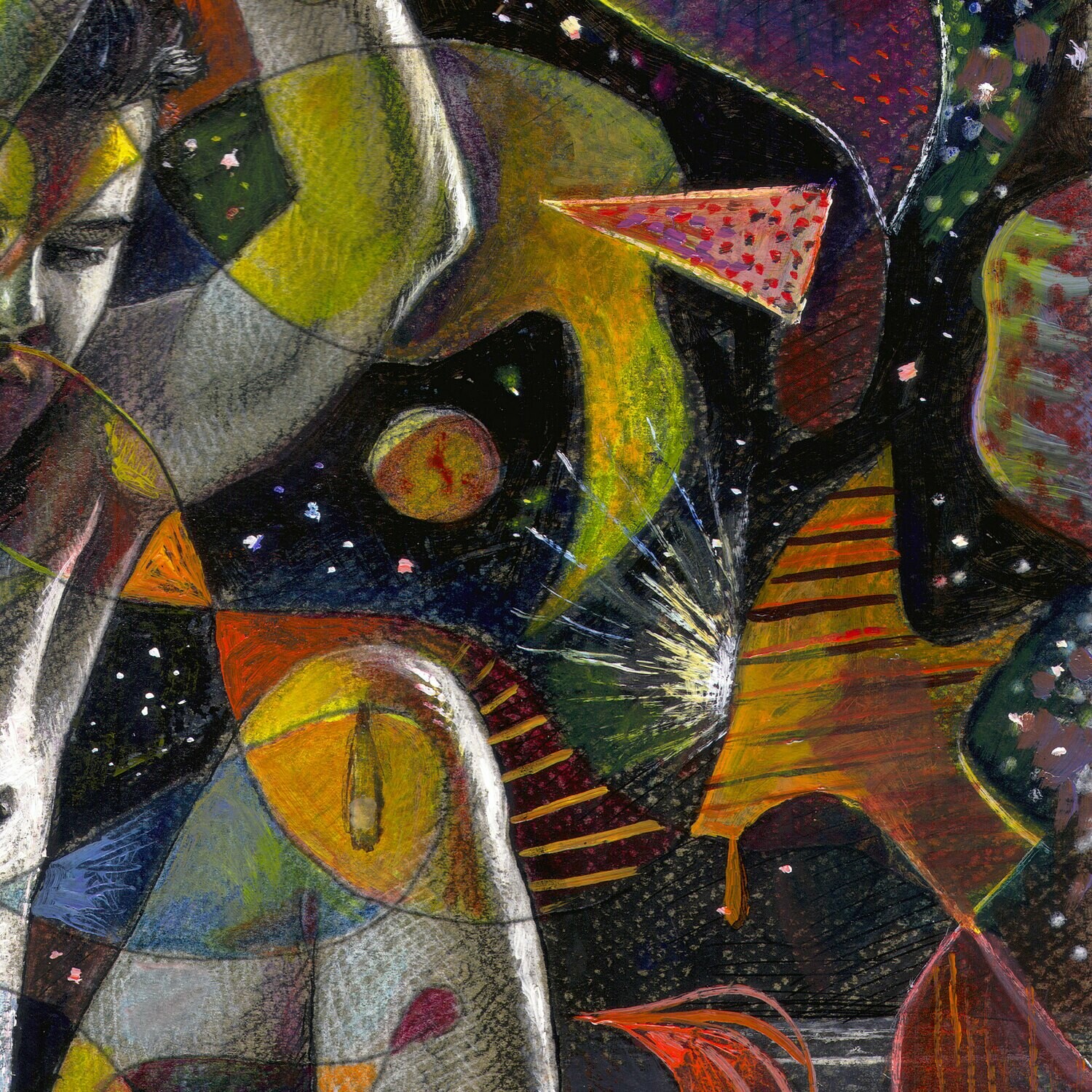 "Isolation" Original Mixed-Media Painting