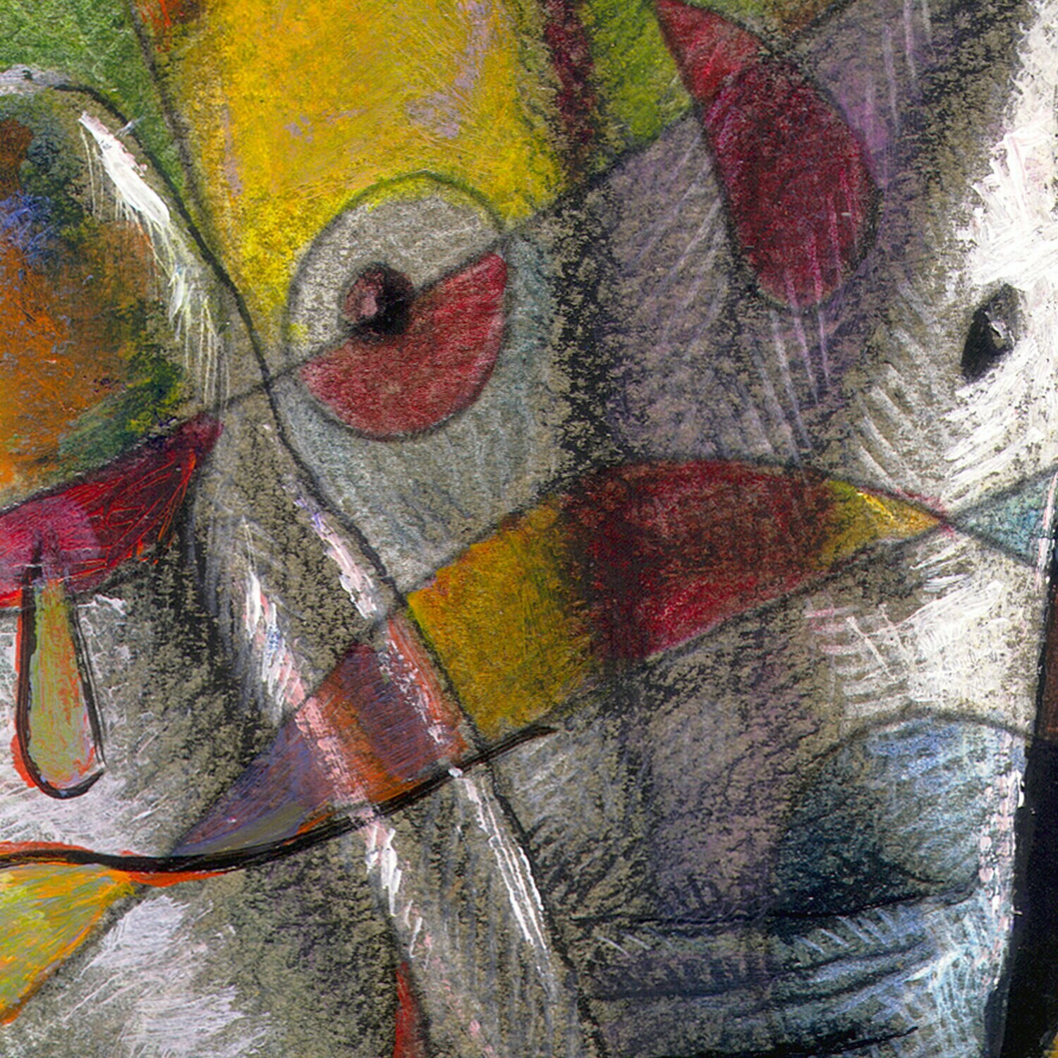 "Isolation" Original Mixed-Media Painting