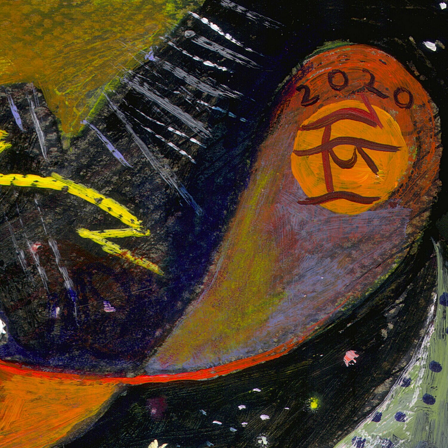 "Isolation" Original Mixed-Media Painting