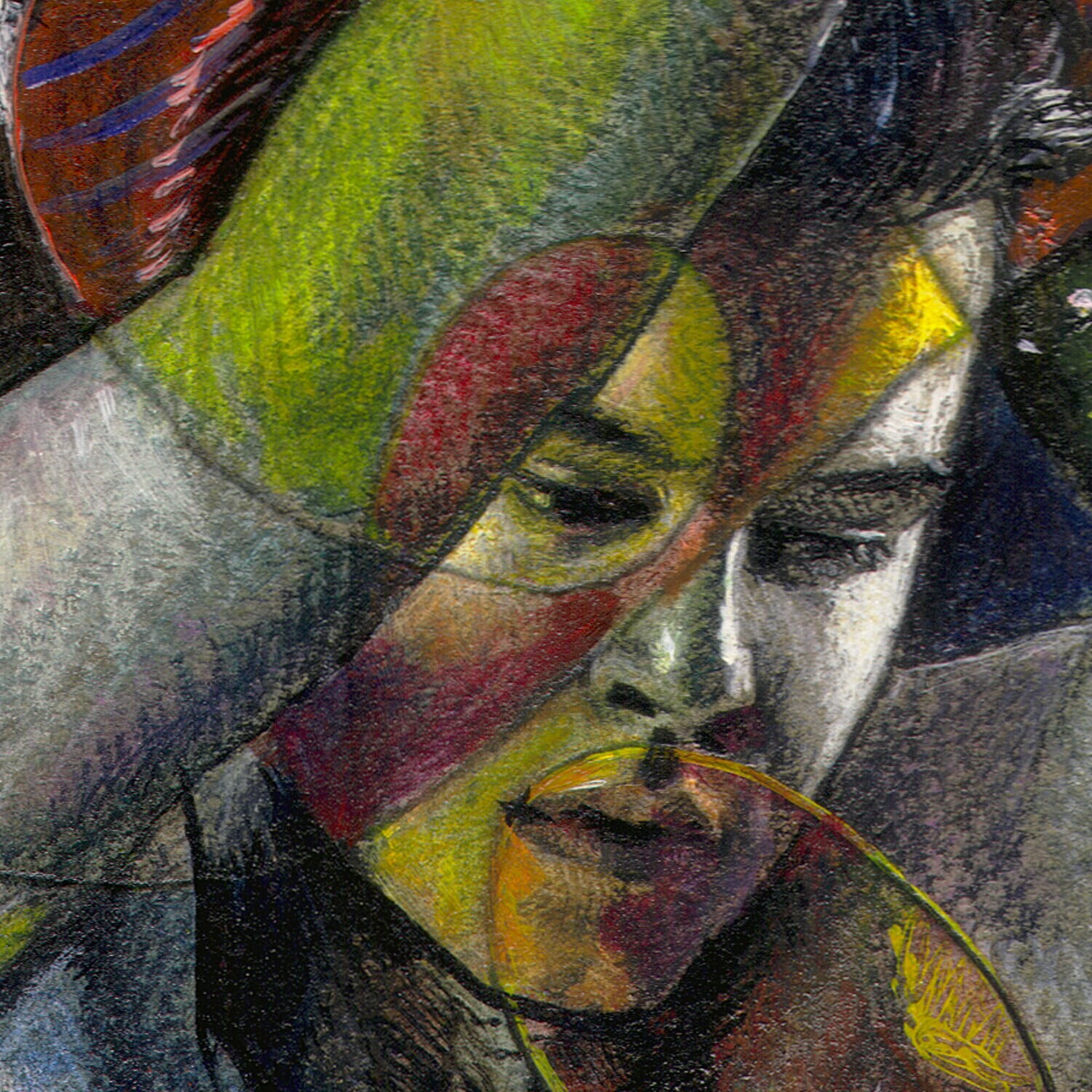 "Isolation" Original Mixed-Media Painting