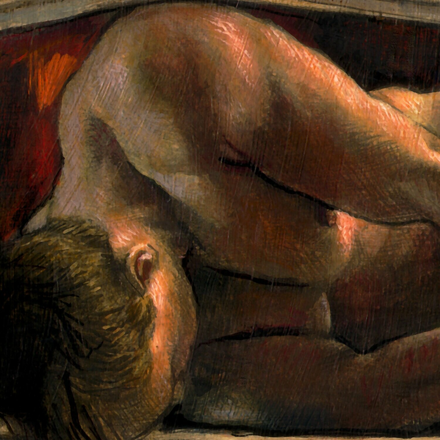 "Housebound" Original Painting on Panel