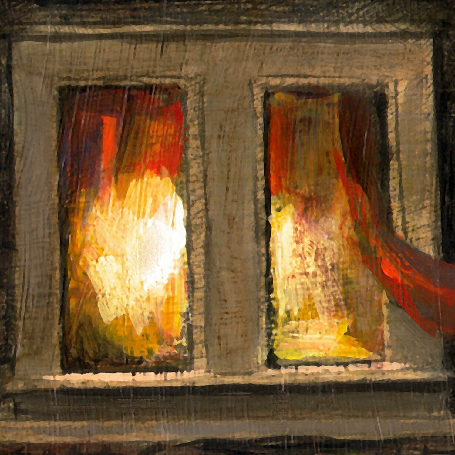 "Housebound" Original Painting on Panel