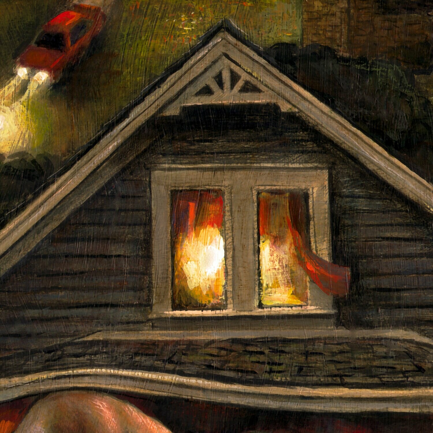 "Housebound" Original Painting on Panel