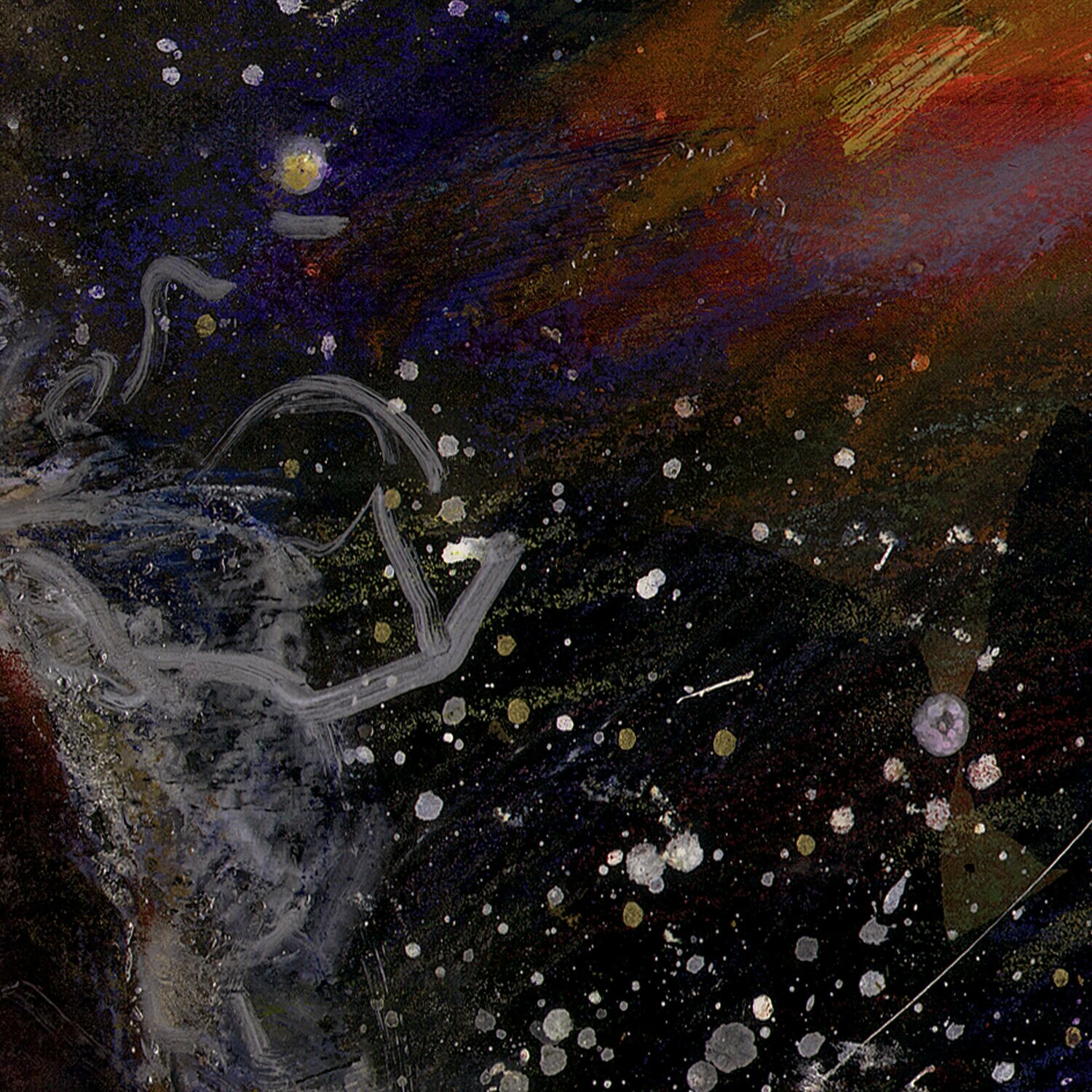 "Quarantine Self-Portrait" Original Mixed-Media Work on Paper