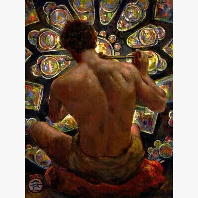 &quot;Summoning Hope&quot; Original Painting on Panel