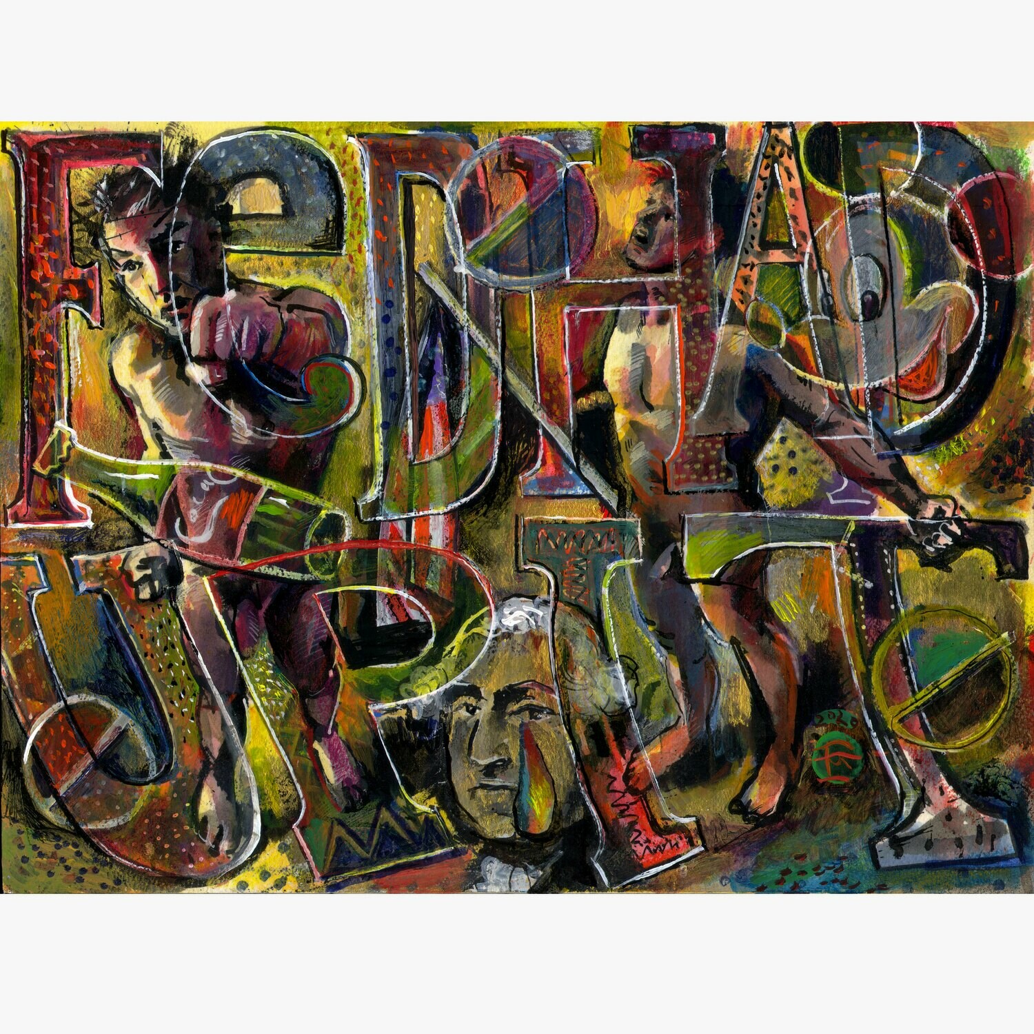 &quot;What&#39;s Happened to America? (Fed Up, Had It)&quot; Original Painting | Available Framed or Unframed