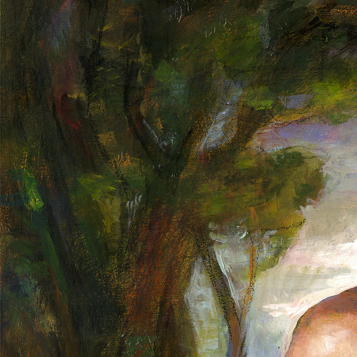 "The Path" Original 36" X 18" Painting on Canvas