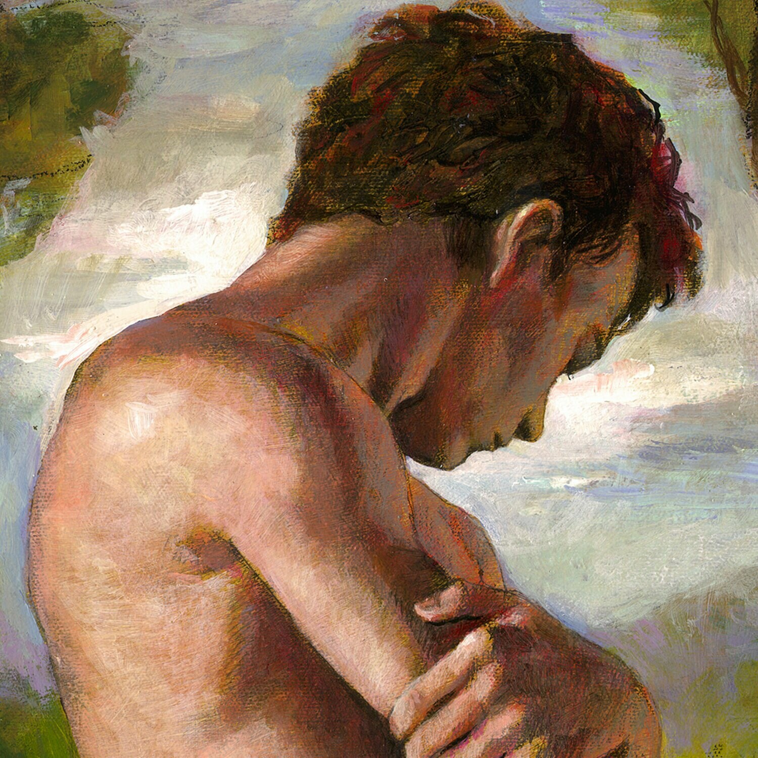 "The Path" Original 36" X 18" Painting on Canvas