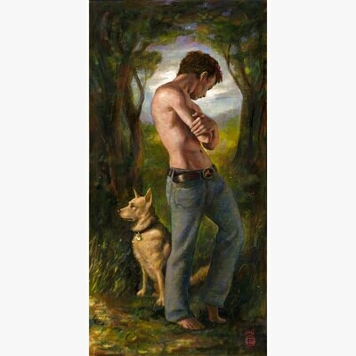 &quot;The Path&quot; Original 36&quot; X 18&quot; Painting on Canvas