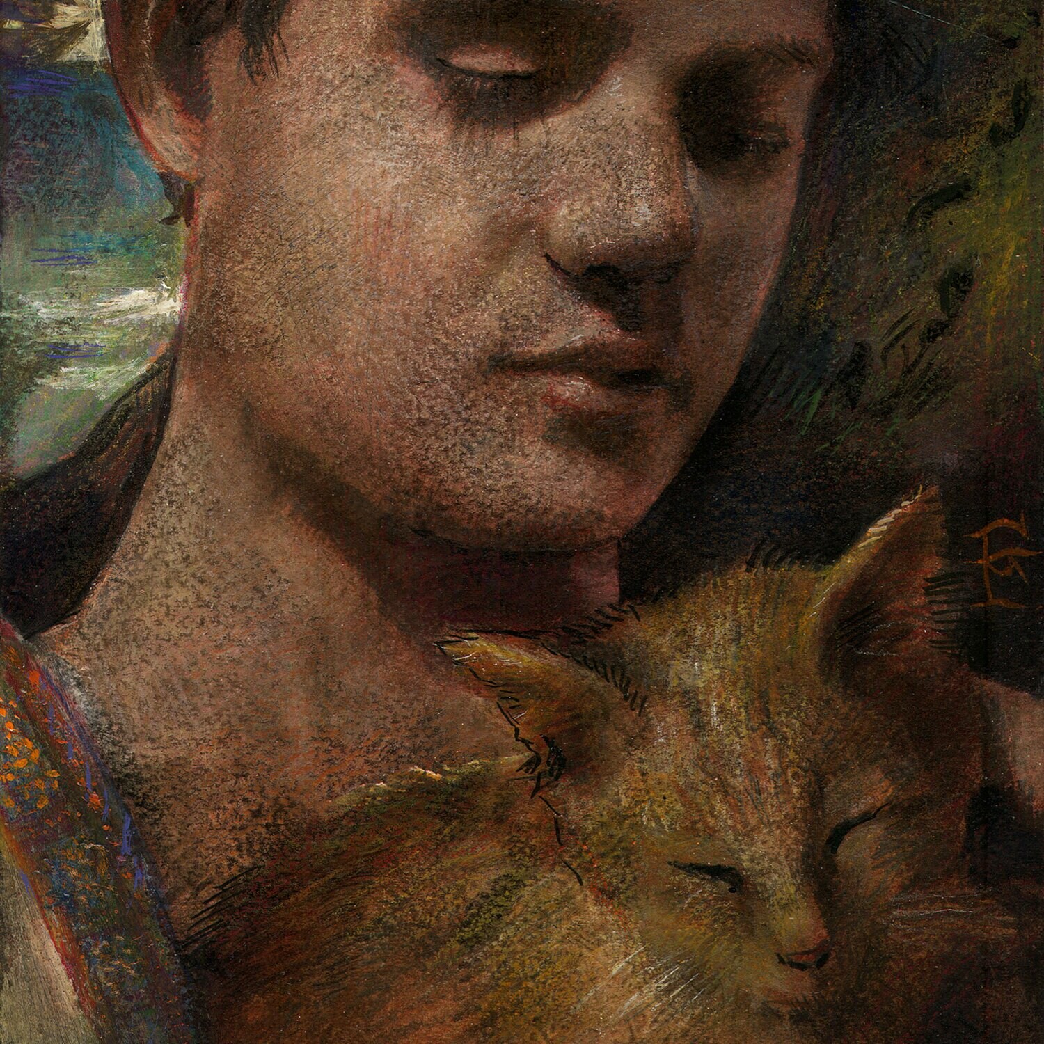 "Walkaway" Original Mixed-Media Painting