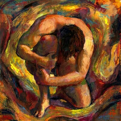 &quot;Isolation&quot; Original Painting on Panel