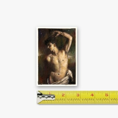 Miniature Painting "Saint Sebastian" 4" X 2-5/8"