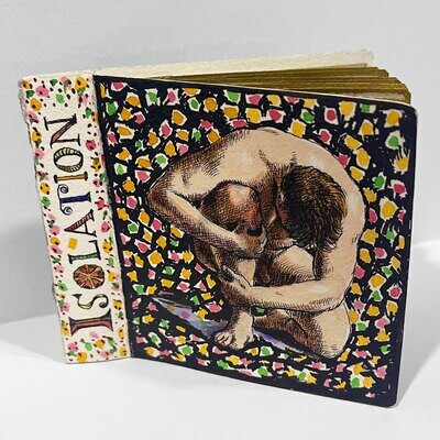 &quot;Isolation: A Memento of the Year 2020&quot; Miniature Hand-Drawn Folio Book | Free Shipping Worldwide