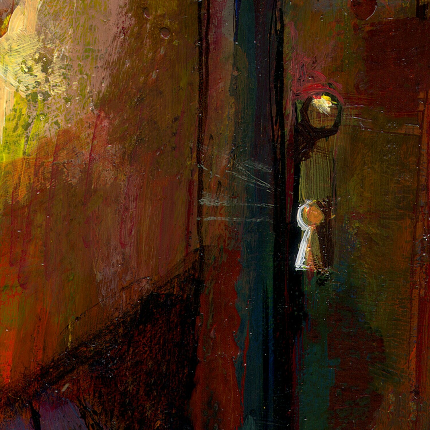 "The Artist Isolated" Original Painting on Panel