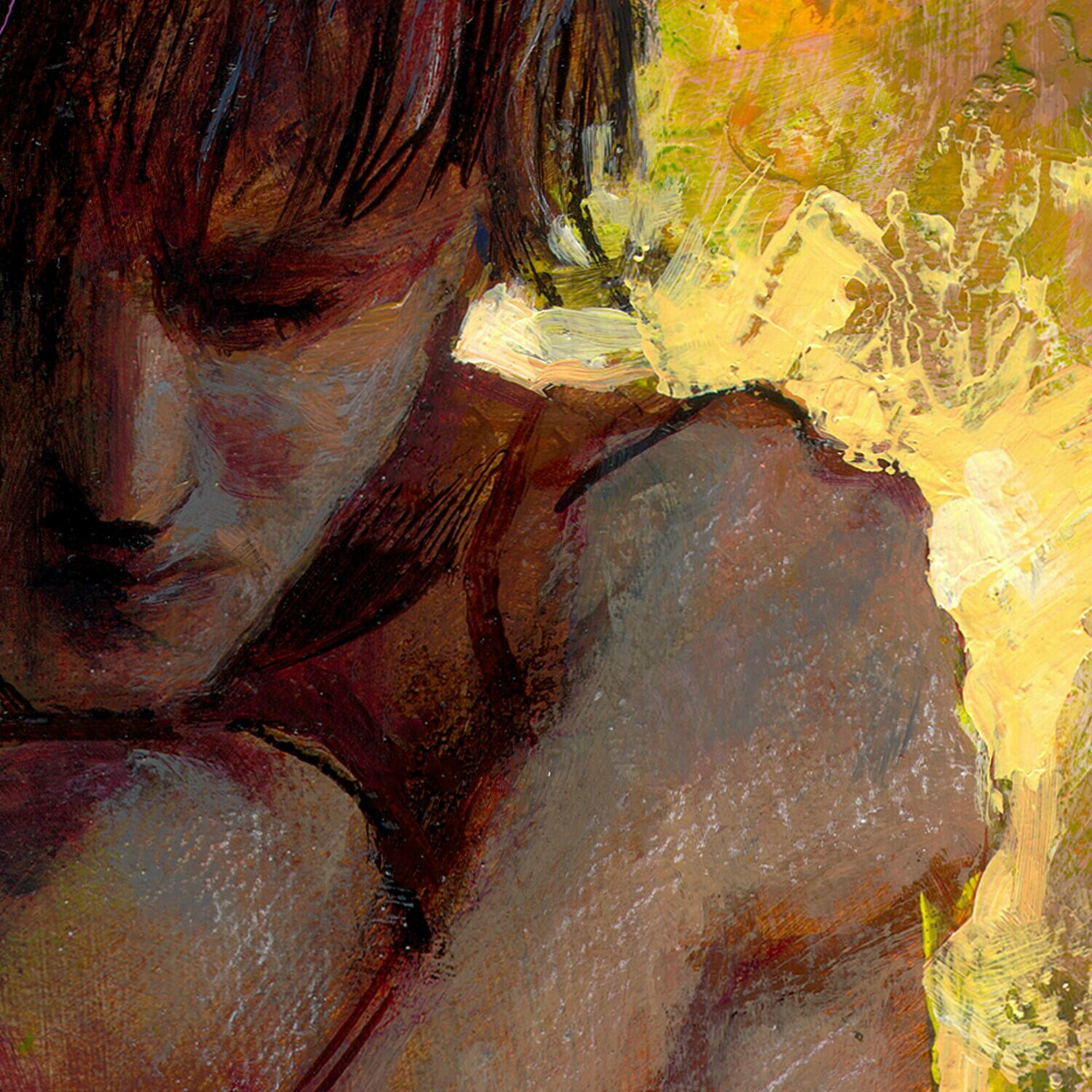 "The Artist Isolated" Original Painting on Panel