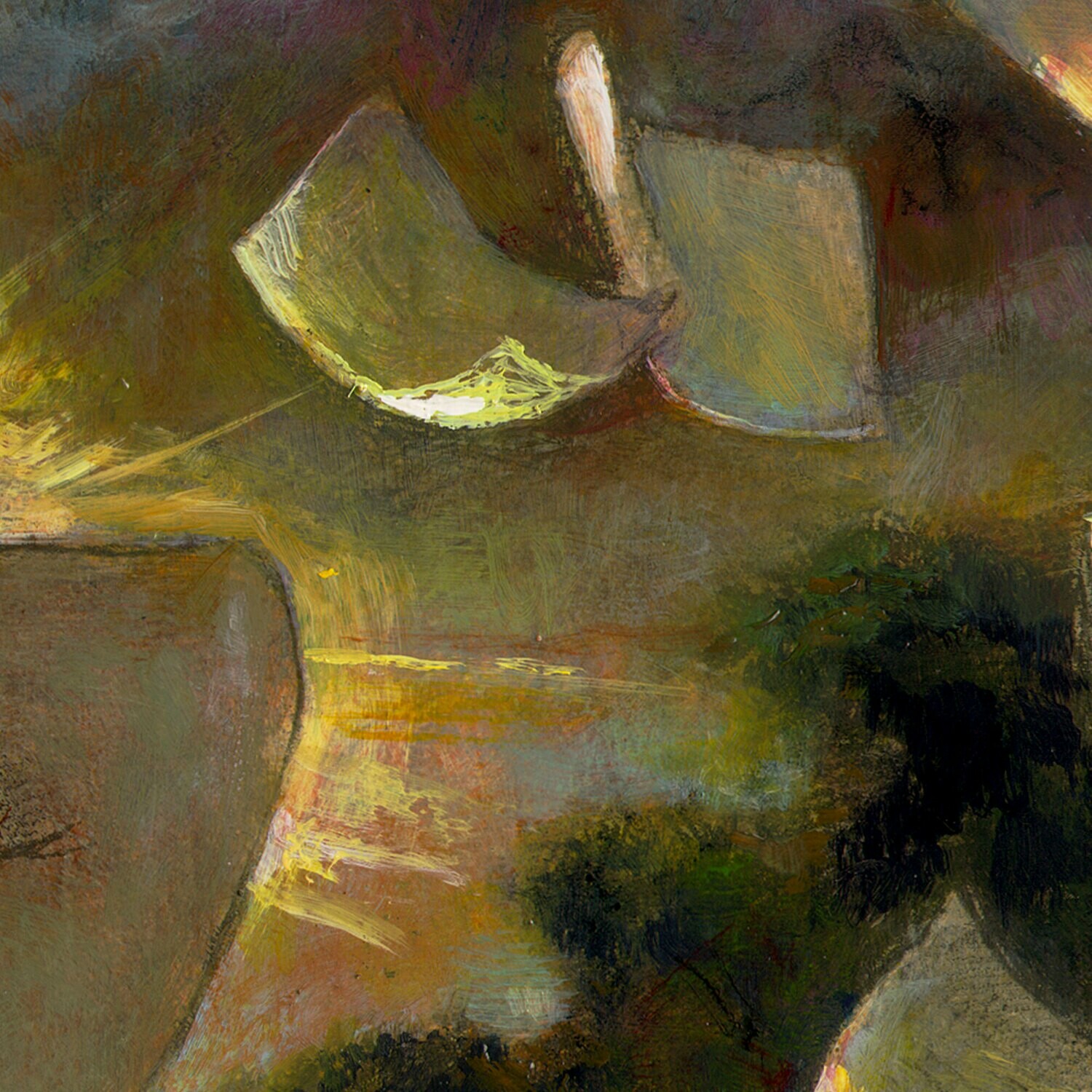 "The Imaginer (Goodbye 2020)" Original Painting on Panel