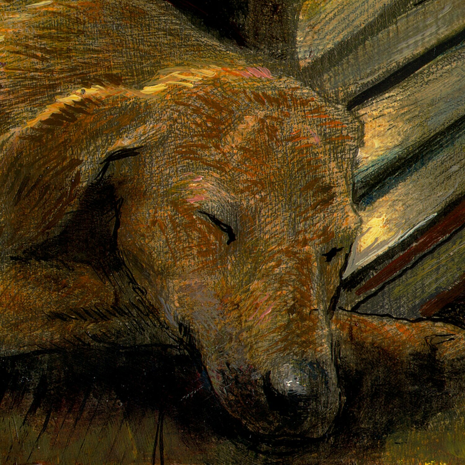 "The Imaginer (Goodbye 2020)" Original Painting on Panel