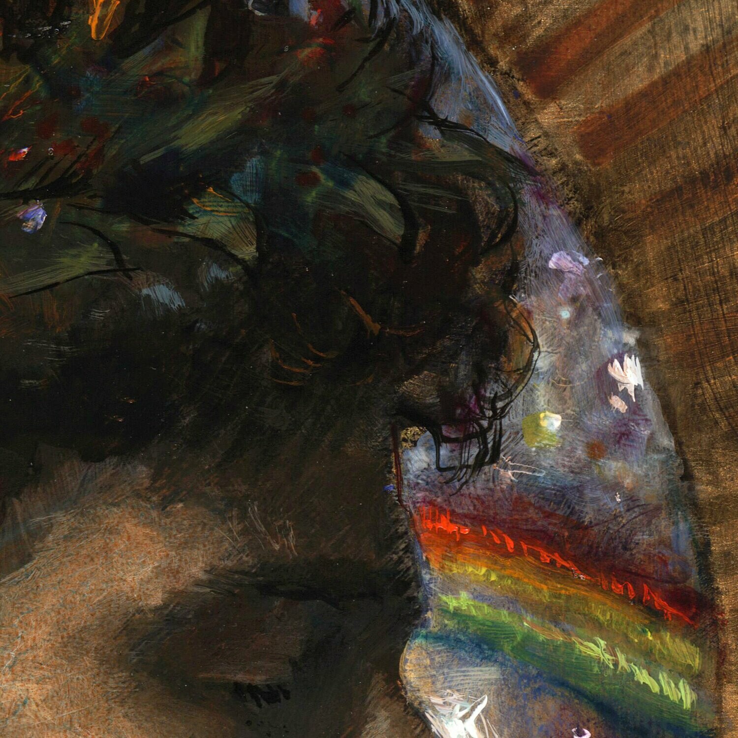 "The Prayer" Original Painting on Panel