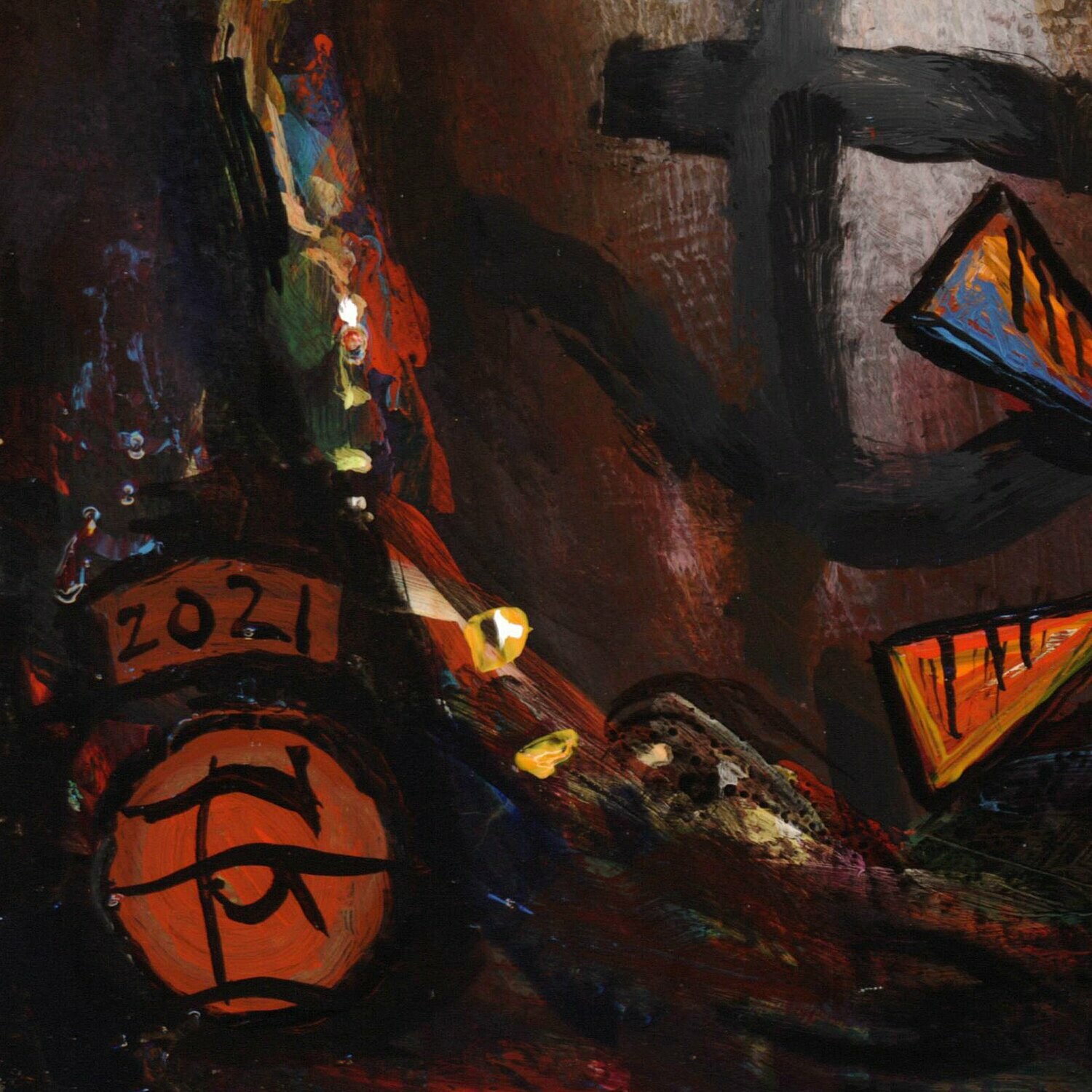 "Wings of Glass" Original Painting on Panel
