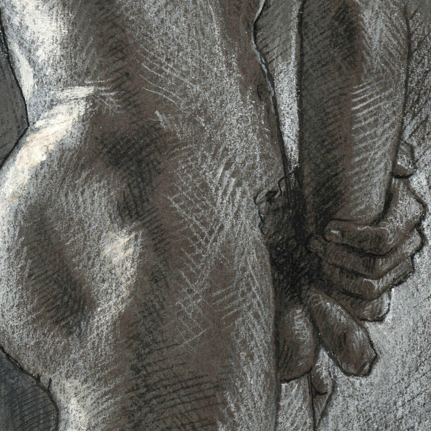 "Patience" Original Grisaille Drawing