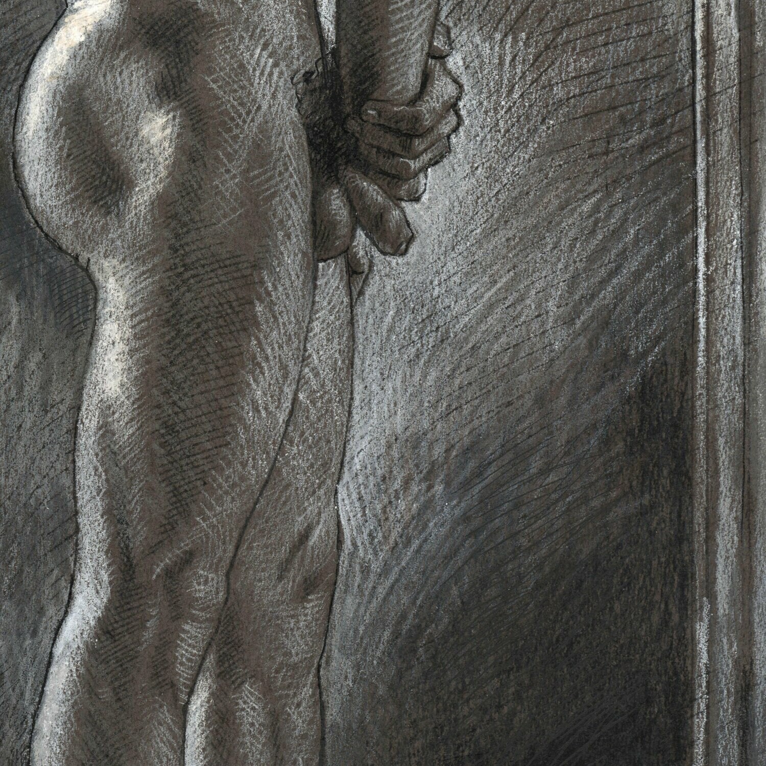 "Patience" Original Grisaille Drawing