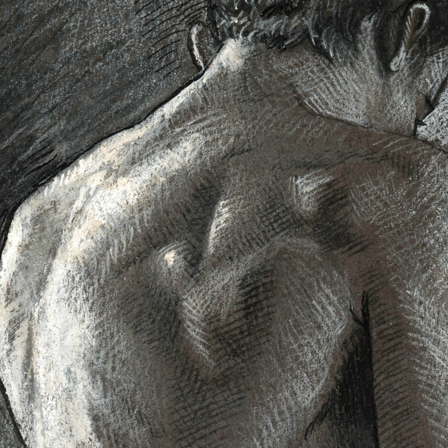 "Patience" Original Grisaille Drawing