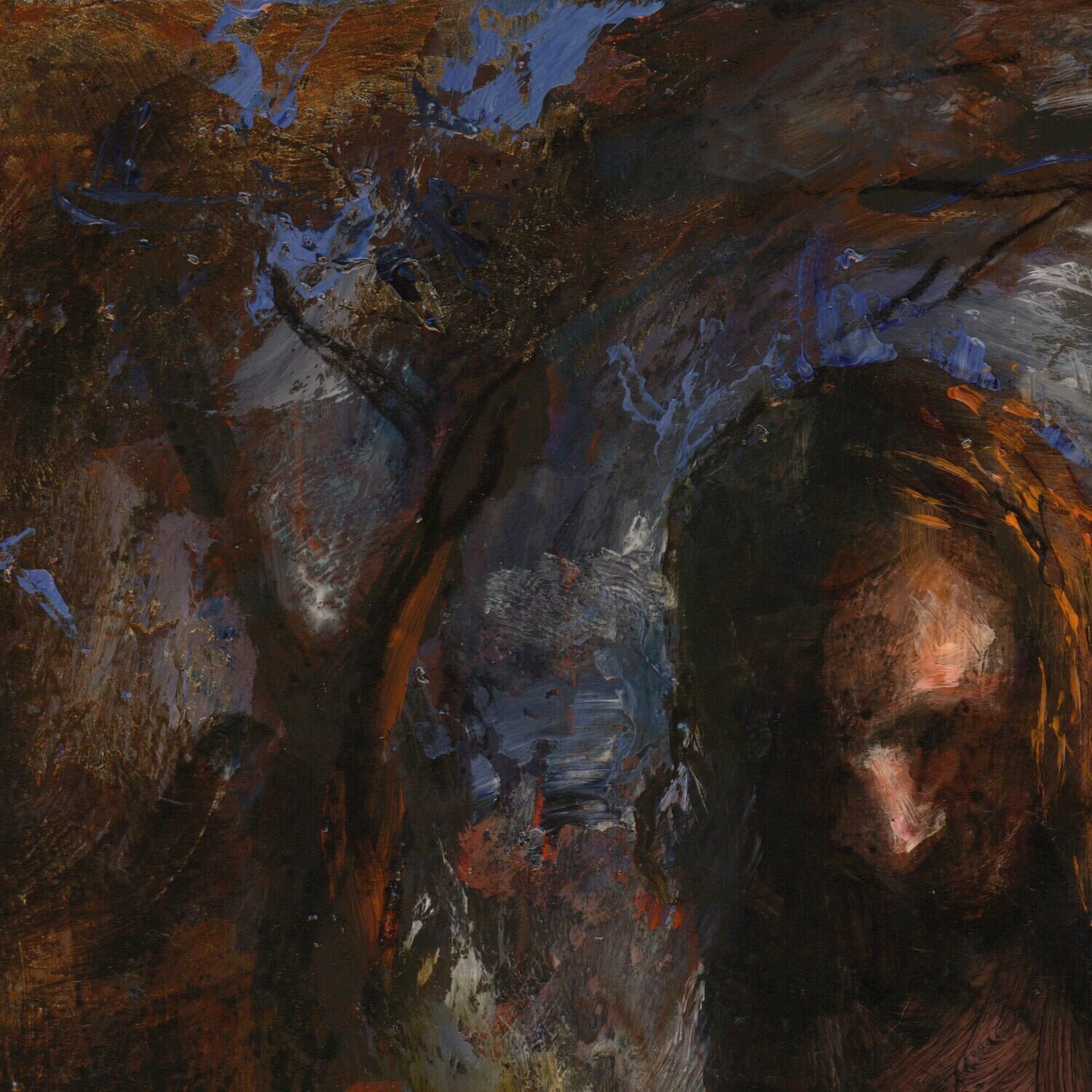"The Struggle" Original Painting on Panel