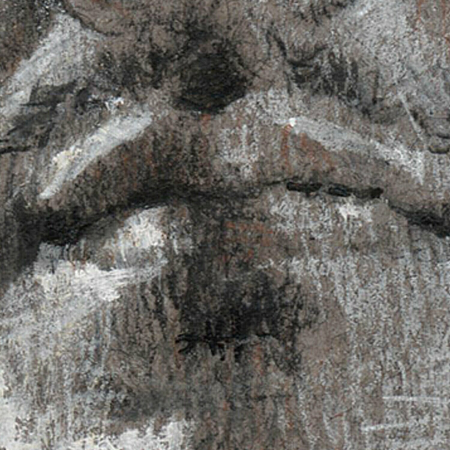 "Reach" Original Mixed-Media Grisaille Drawing