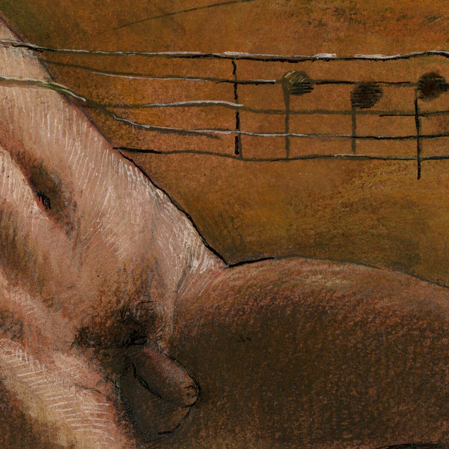 "Tangled (for Samuel Barber)" Original Work on Paper