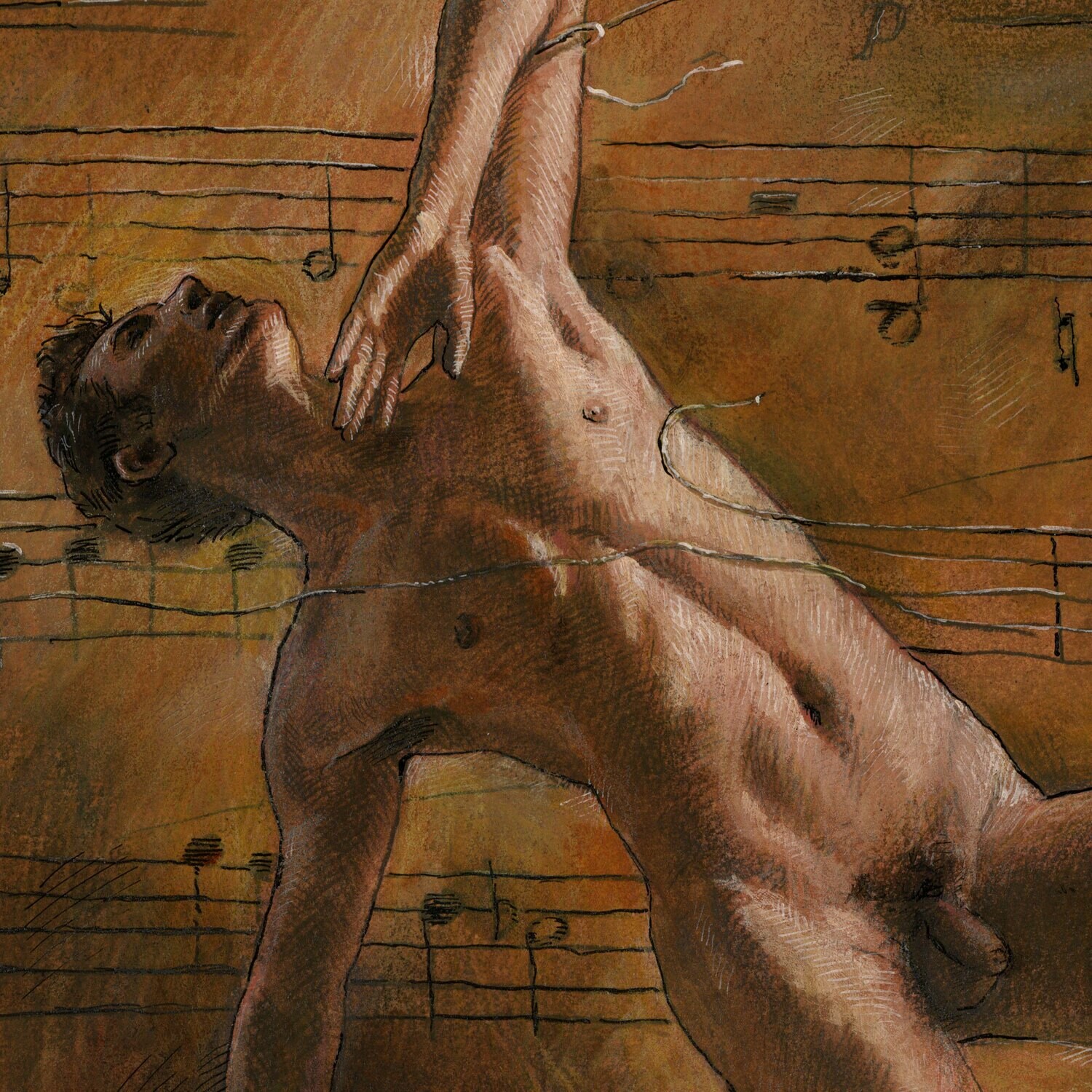 "Tangled (for Samuel Barber)" Original Work on Paper