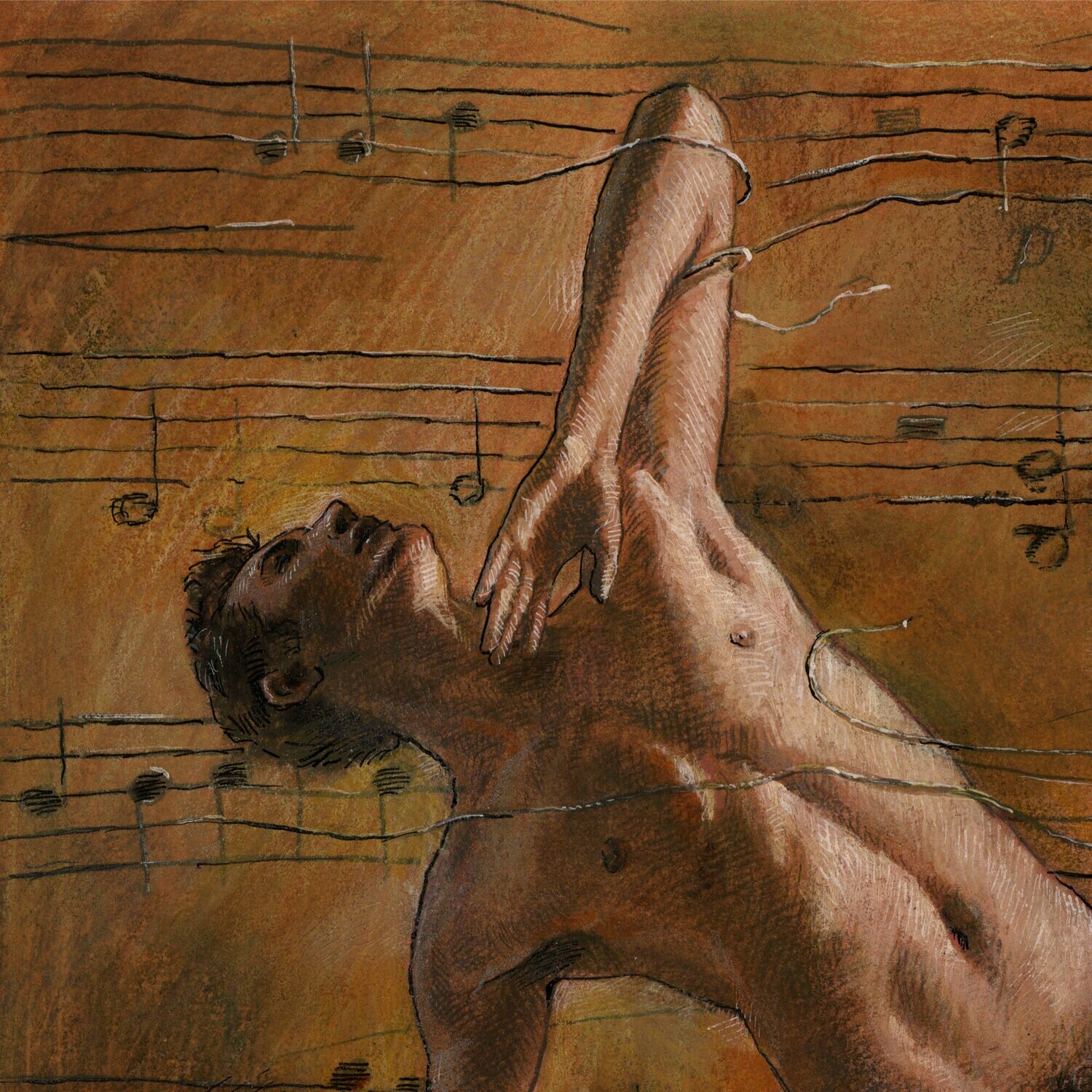 "Tangled (for Samuel Barber)" Original Work on Paper