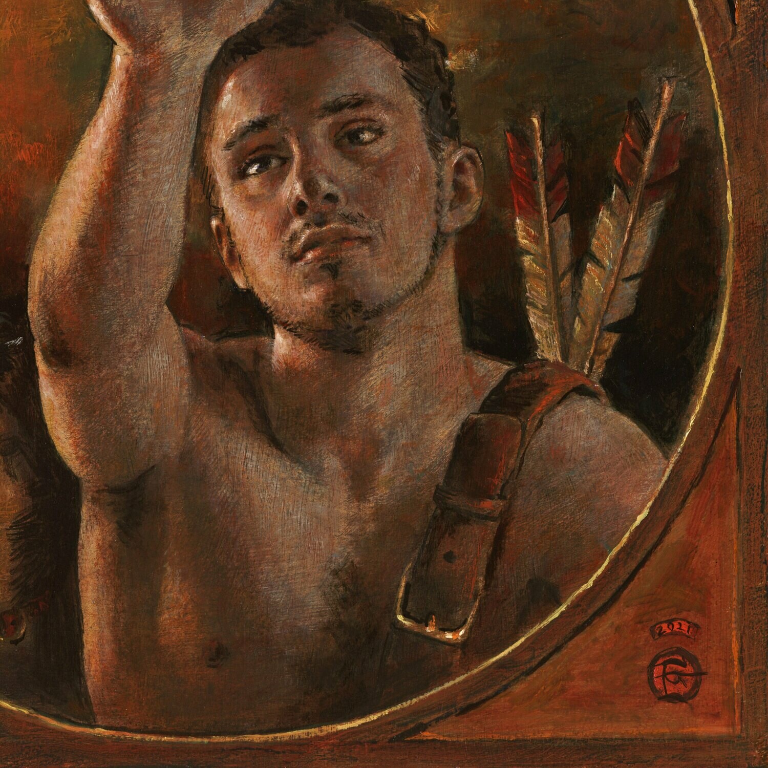 "The Butterfly" Original  Painting on Panel