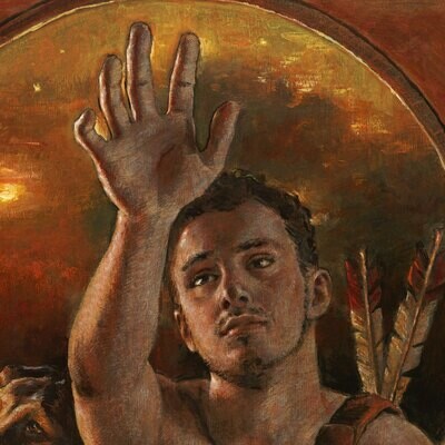 "The Butterfly" Original  Painting on Panel