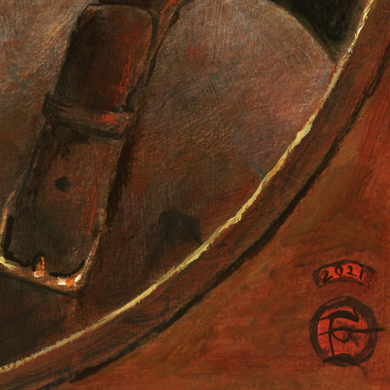 "The Butterfly" Original  Painting on Panel