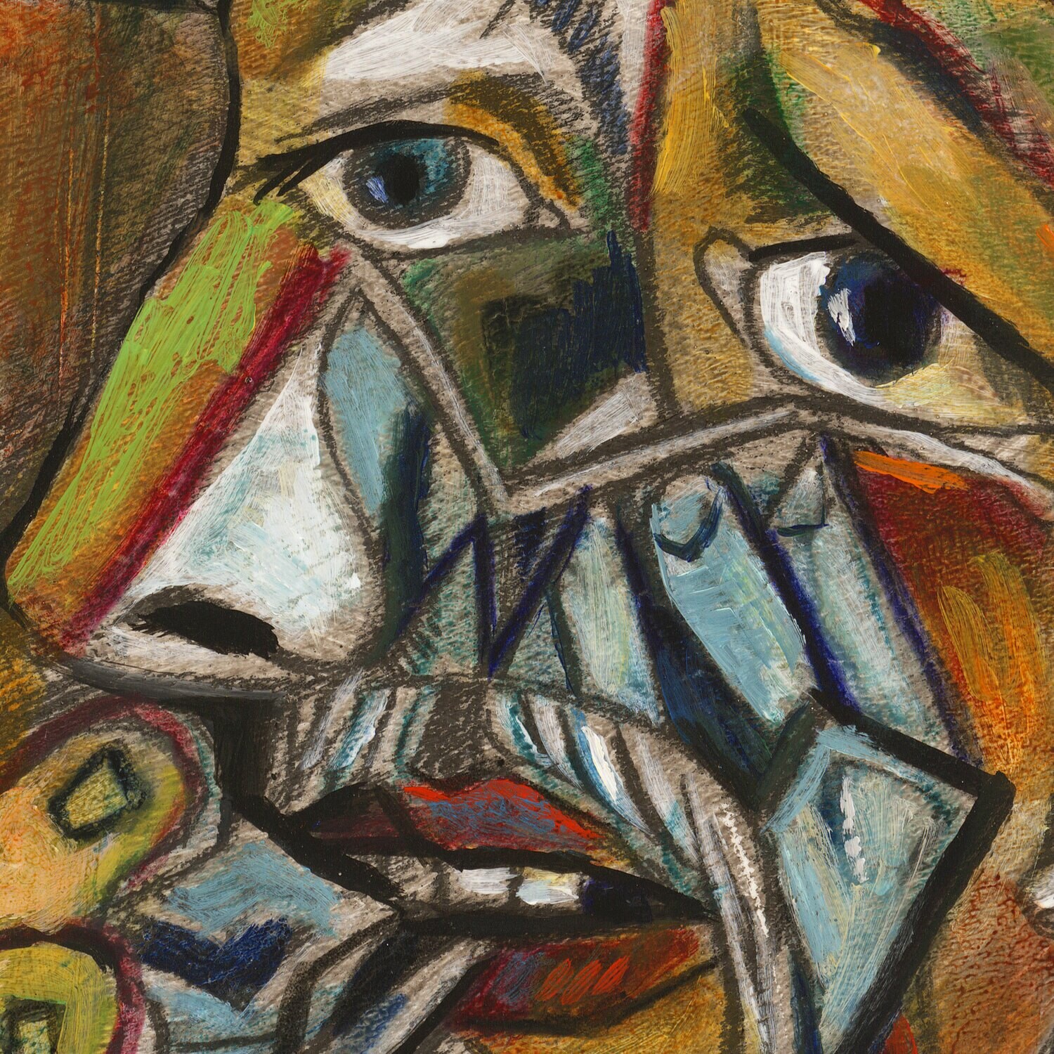 "The Idea (Self-Portrait)" Original  Painting on Panel