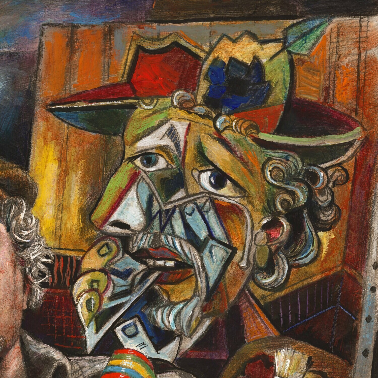 "The Idea (Self-Portrait)" Original  Painting on Panel