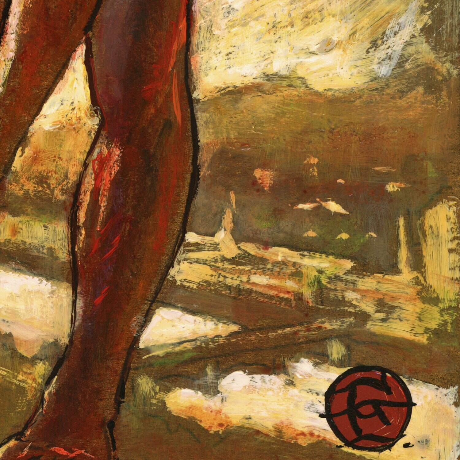 "Industry and Labor" Original  Painting on Panel